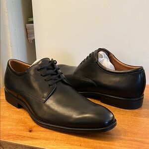 Florsheim Amelio Plain Toe Oxford Black Leather Mens Size 11.5 Never Worn